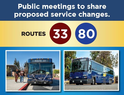 Click here to view changes for Routes 33 and 80 for December 2024