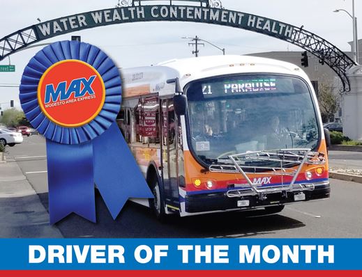Modesto Area Express Driver of the Month